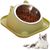 UAMLY Gamelle pour chat avec ouverture inclinée