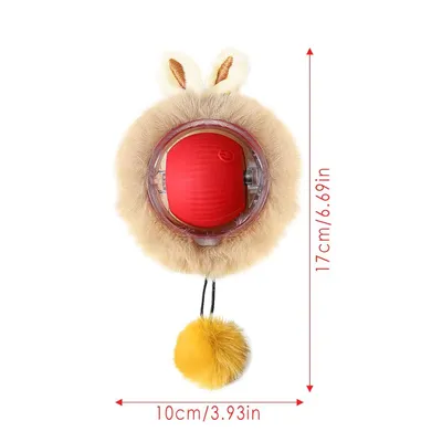 Balle interactive automatique pour chat