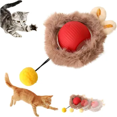 Balle interactive automatique pour chat
