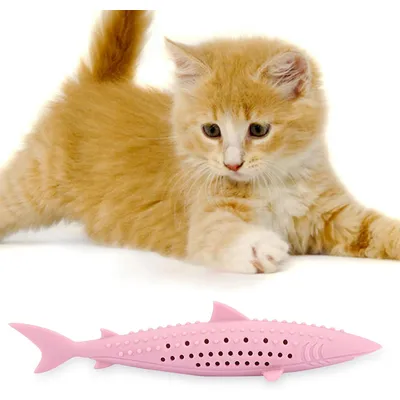 UAMLY Jouet à mâcher en silicone en forme de poisson