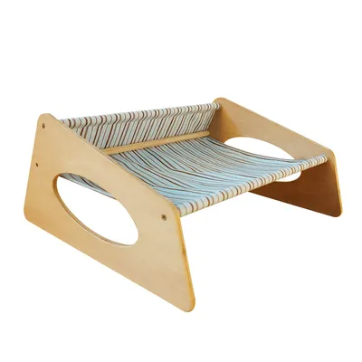 UAMLY Lit surélevé en bois pour chat