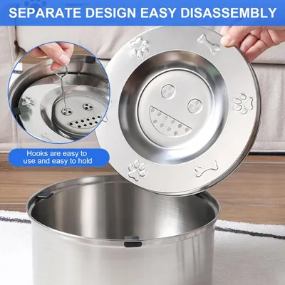 UAMLY Gamelle d'eau pour chien sans bavure