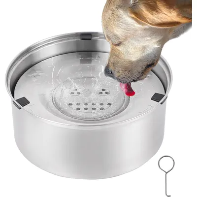 UAMLY Gamelle d'eau pour chien sans bavure