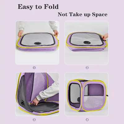 UAMLY Boîte de séchage pour animaux de compagnie