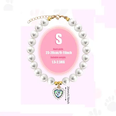 UAMLY Collier de perles pour chat
