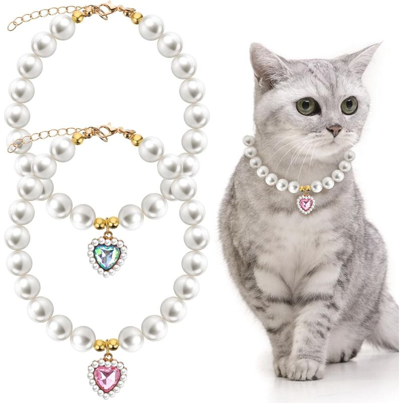 UAMLY Collier de perles pour chat