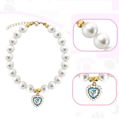 UAMLY Collier de perles pour chat