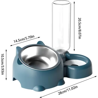 UAMLY Distributeur d'eau automatique pour gamelle pour chat