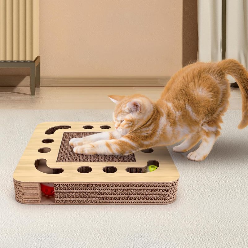 UAMLY Planche à gratter carrée pour chat