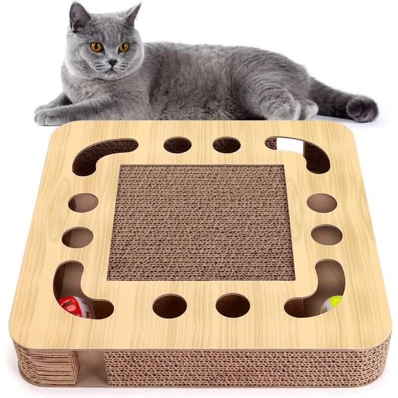 UAMLY Planche à gratter carrée pour chat