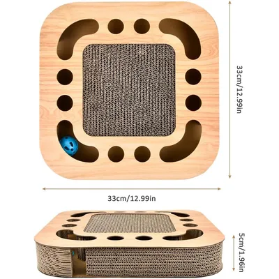 UAMLY Planche à gratter carrée pour chat