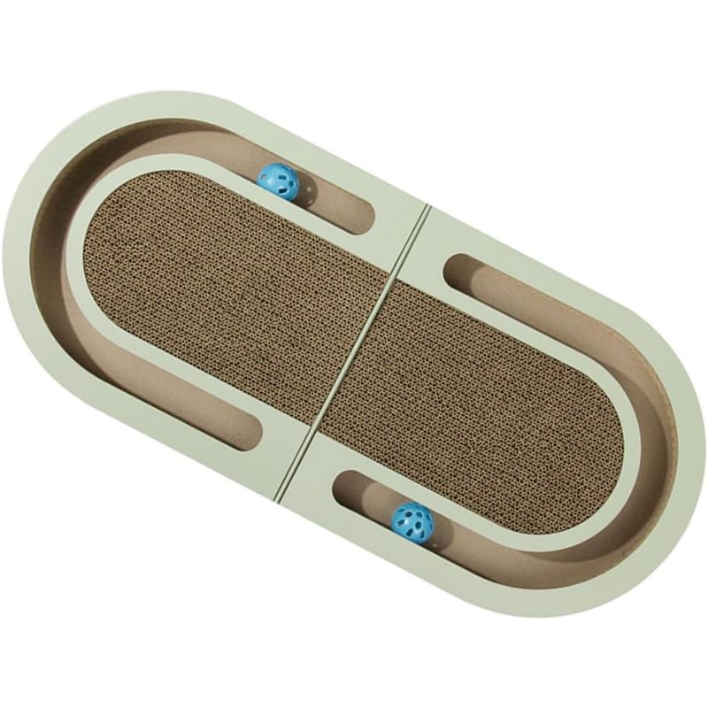 UAMLY Planche à gratter pliable pour chat avec balle