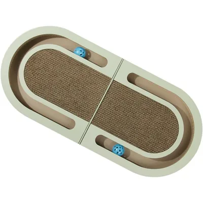 UAMLY Planche à gratter pliable pour chat avec balle