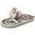 UAMLY Planche à gratter pliable pour chat avec balle