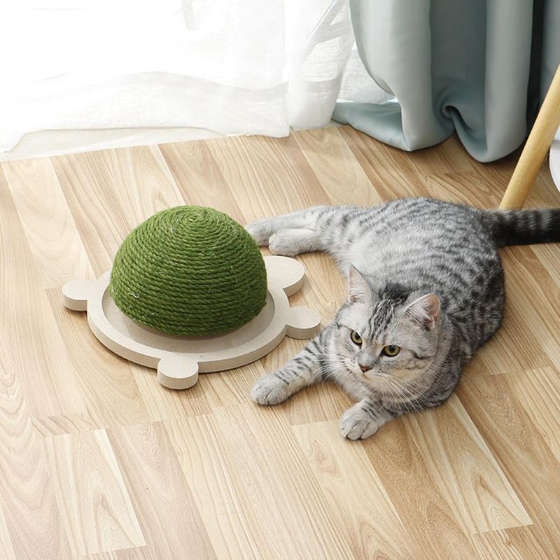 UAMLY Griffoir pour chat en forme de tortue