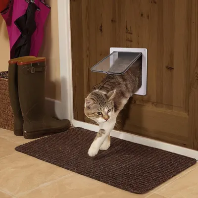 UAMLY Vierfach verriegelbare Katzenklappe UAMLY Vierfach verriegelbare Katzenklappe