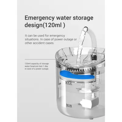 IntiMeg Fontaine à eau automatique 2L