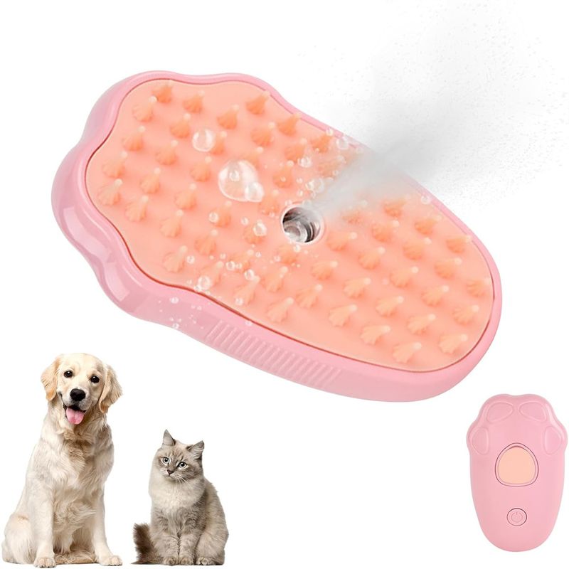 IntiMeg Peigne vapeur pour chat 3 en 1