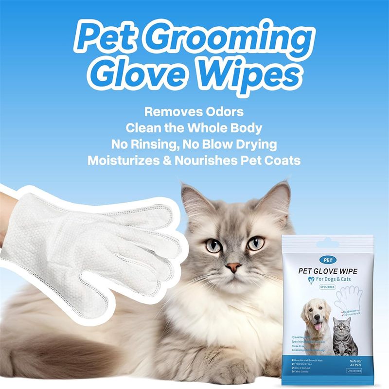 IntiMeg Lot de serviettes de toilettage pour animaux de compagnie