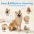 IntiMeg Lot de serviettes de toilettage pour animaux de compagnie