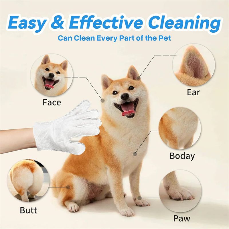 IntiMeg Lot de serviettes de toilettage pour animaux de compagnie