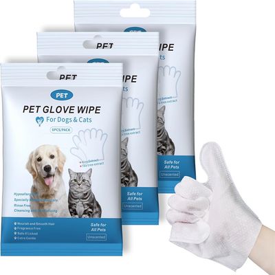 IntiMeg Lot de serviettes de toilettage pour animaux de compagnie