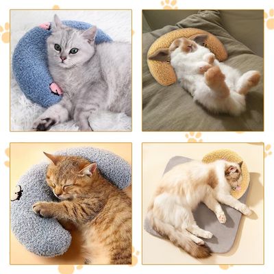 IntiMeg Juguete relajante en forma de U para mascotas pequeñas