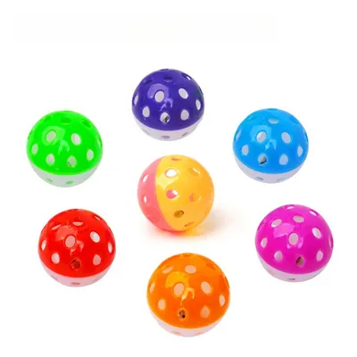 IntiMeg Balle à cloche pour chat de 4 cm