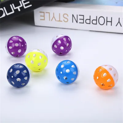 IntiMeg Balle à cloche pour chat de 4 cm