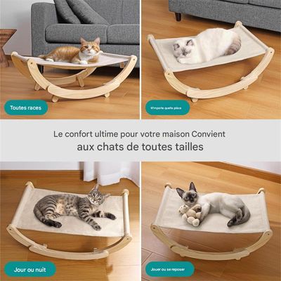 IntiMeg Hamac sur pied pour chat