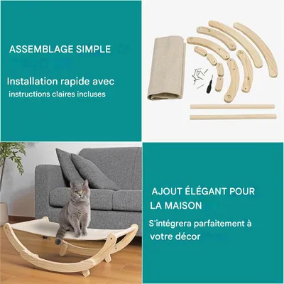 IntiMeg Hamac sur pied pour chat