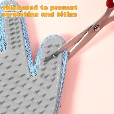 IntiMeg Gant de toilettage 2 en 1 pour chats et chiens