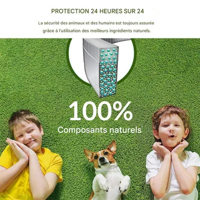 IntiMeg Collier antipuces et anti-moustiques pour chien