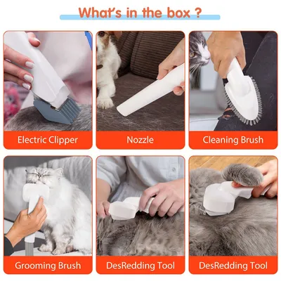 IntiMeg Kit d'aspirateur de toilettage pour chiens IntiMeg Kit d'aspirateur de toilettage pour chiens