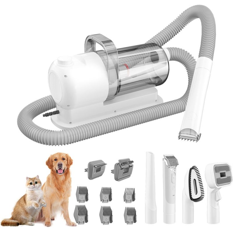 IntiMeg Kit d'aspirateur de toilettage pour chiens