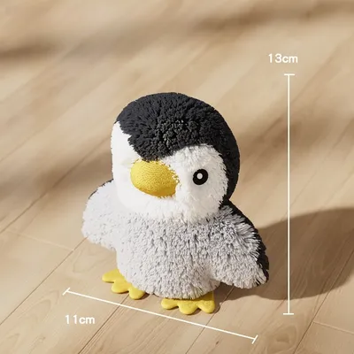IntiMeg Nounours en peluche en forme de pingouin pour chat