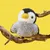 IntiMeg Nounours en peluche en forme de pingouin pour chat
