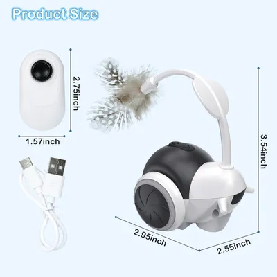 Jouets intelligents pour chats, voiture de sport électrique pour chats