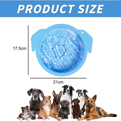 IntiMeg Comedero de alimentación lenta para perros y gatos