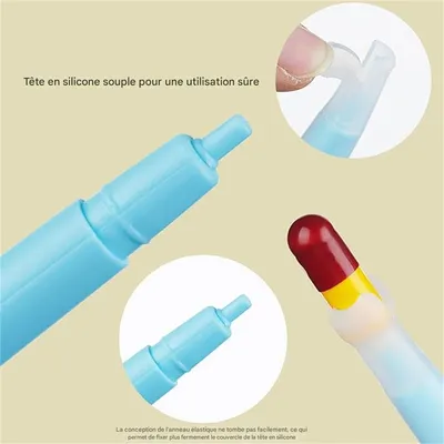 IntiMeg 2PCS Distributeur de médicaments pour chats