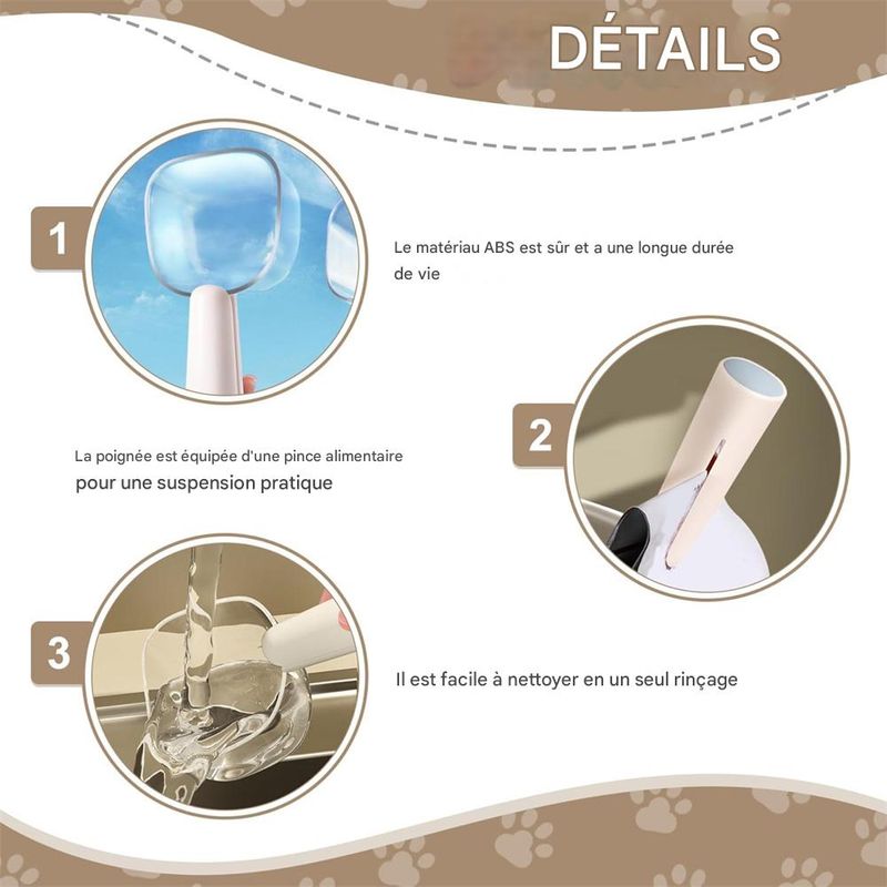 IntiMeg 250 ml Cuillère de nourriture pour chats et chiens