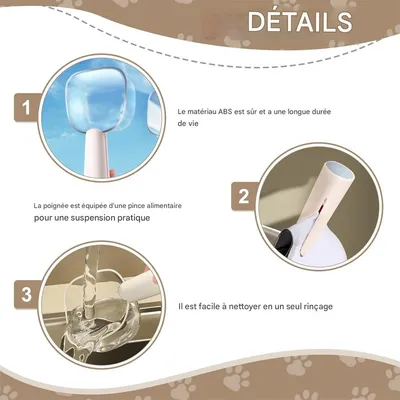 IntiMeg 250 ml Cuillère de nourriture pour chats et chiens