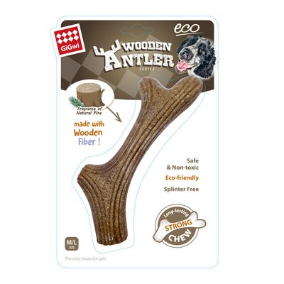 IntiMeg Os de grignotage en bois de chevreuil pour chiens