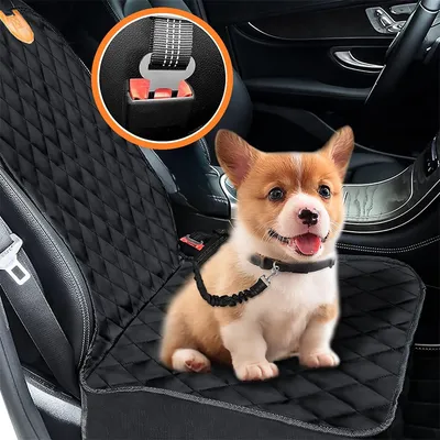 IntiMeg Housse de siège avant de voiture pour chien