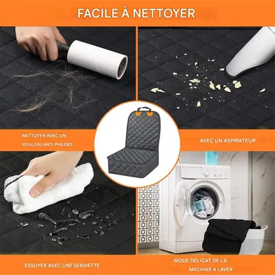 IntiMeg Housse de siège avant de voiture pour chien