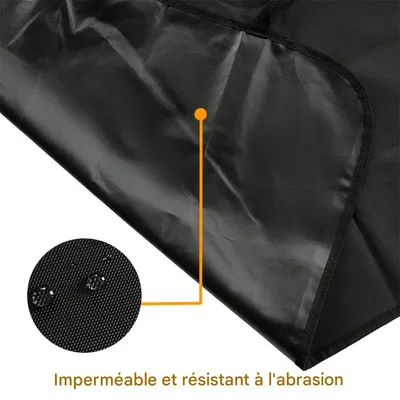 IntiMeg Housse de siège arrière de voiture pour animaux