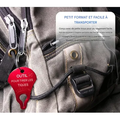 IntiMeg Lot de 3 outils pour Pince à tiques