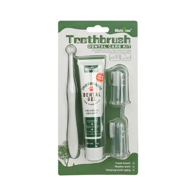 IntiMeg Kit de soins dentaires pour animaux de compagnie