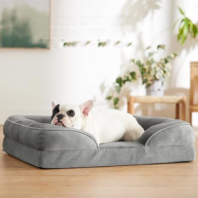IntiMeg Hundekorb – orthopädisch, mit abnehmbarem Bezug