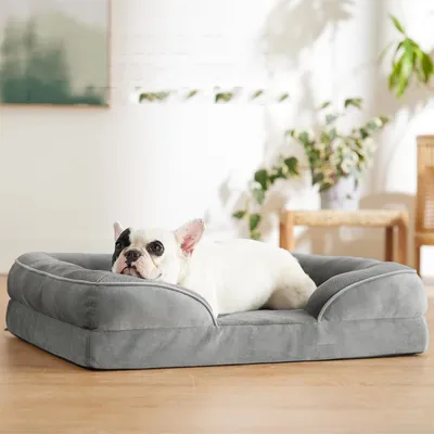IntiMeg Hundekorb – orthopädisch, mit abnehmbarem Bezug